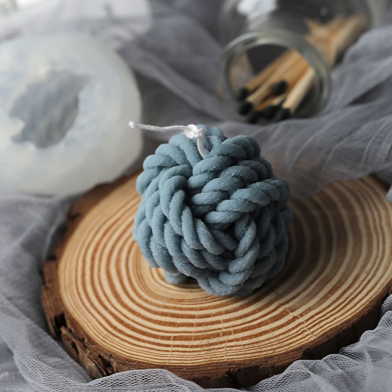 Candle Making Jelly - 3D Wool Shape Candle Mold Scented