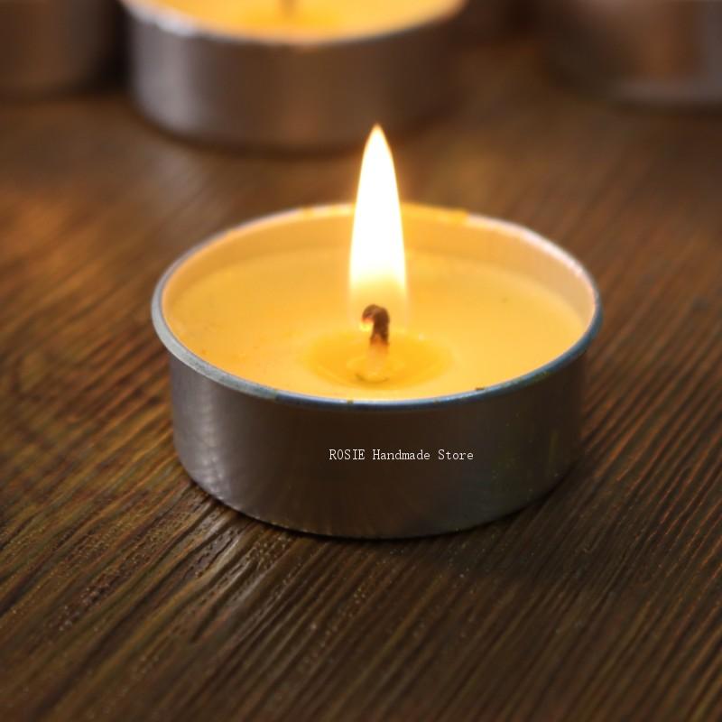 Candle Making Reno - Empty Tea Wax Circular Aluminum Box