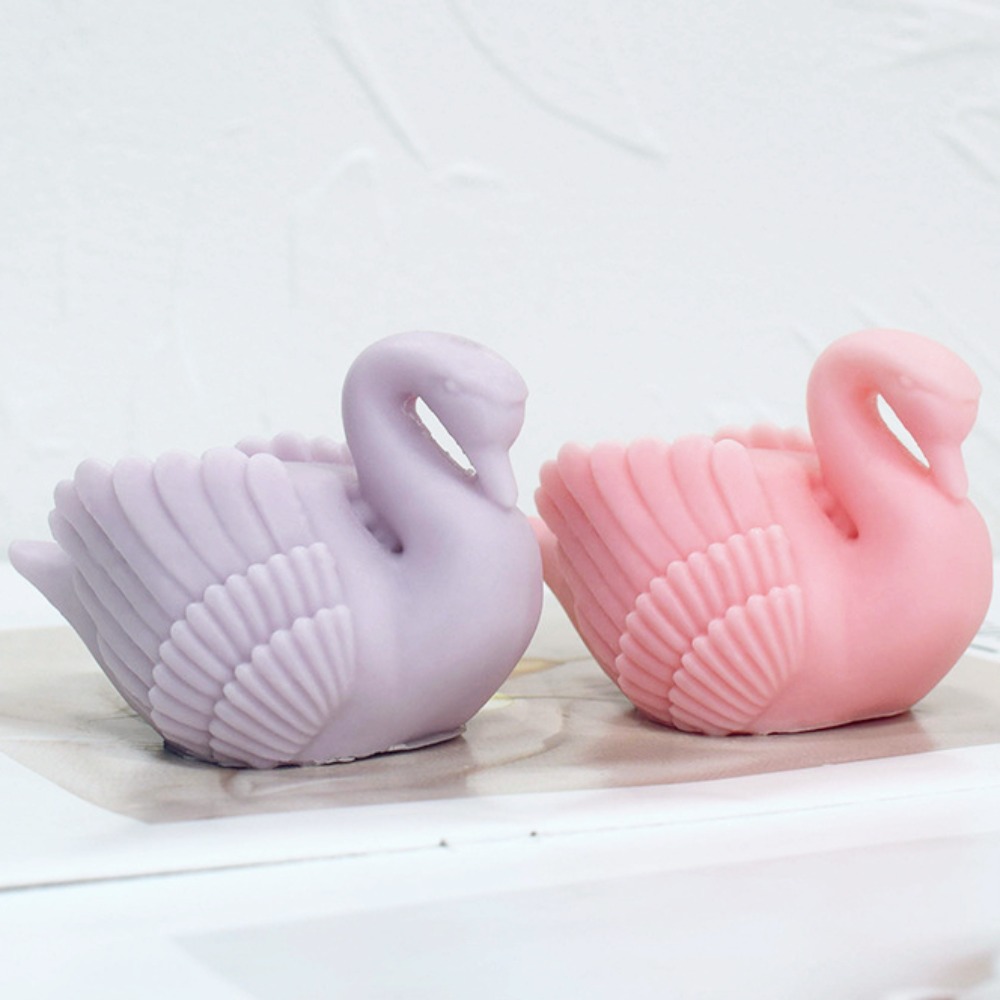 Candle Making Factory - White Swan Silicone Candle Mould Cygnus