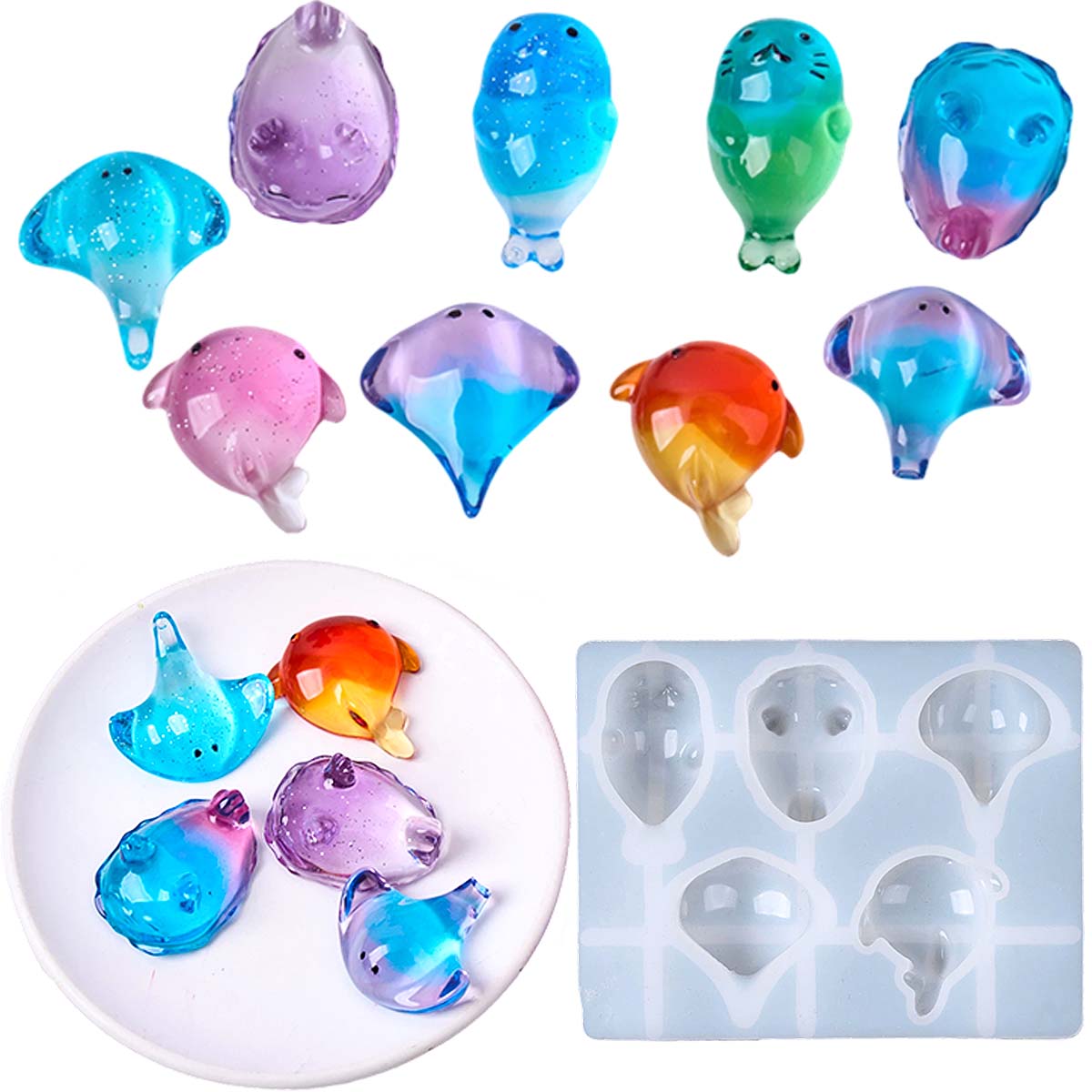 Candle Making Factory - 3D Healing Kawaii Manta Ray Whale