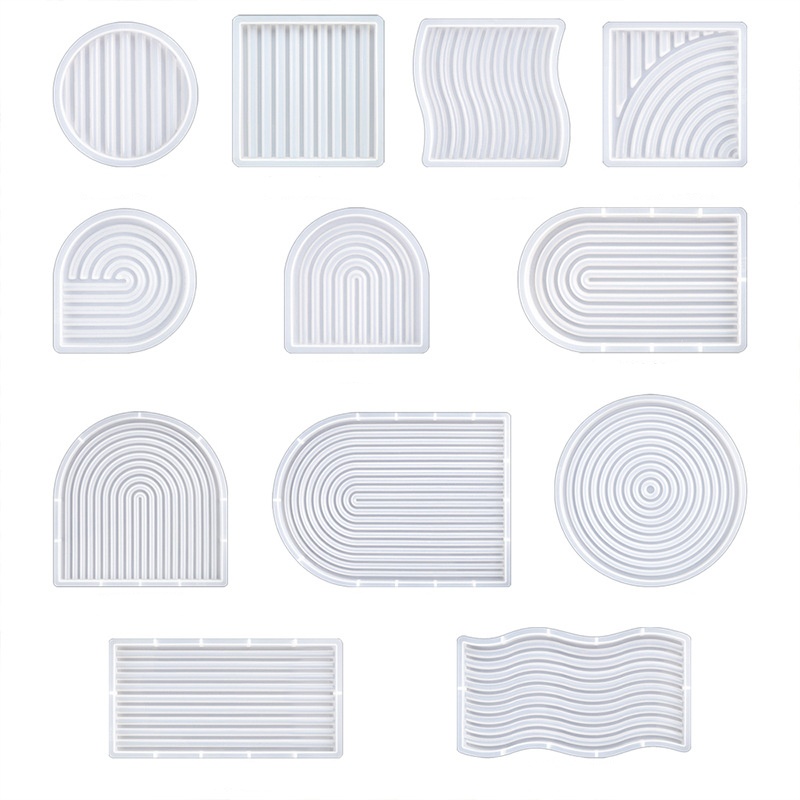 Candle Making Factory - DIY Striped Wave Tray Mold For