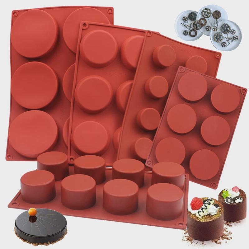 Candle Making Factory - Round Silicone Soap Mold DIY Handmade