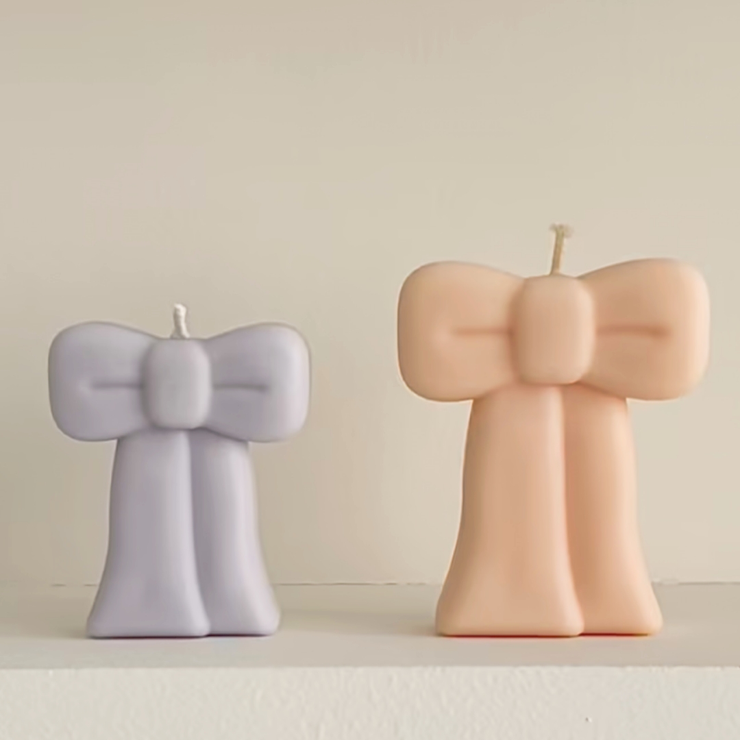 3D Bow Shape Candle Mold Silic - đánh giá và giá Candle Making Jelly
