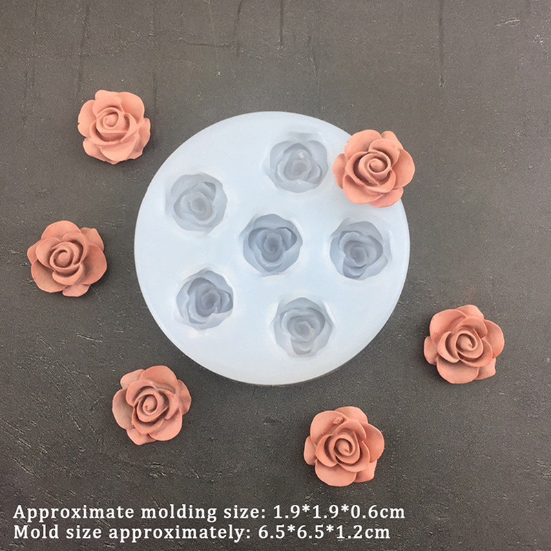3D Rose Flower Shape Leaf Sili - đánh giá và giá Candle Making Supplies