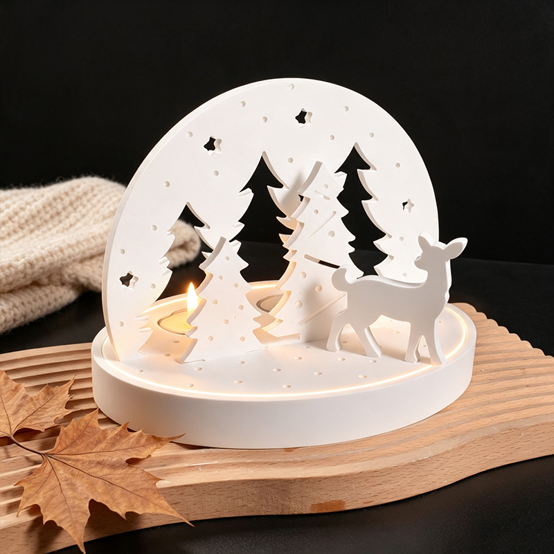 Christmas Elk Tealight Candle  - đánh giá và giá Candle Making Kits