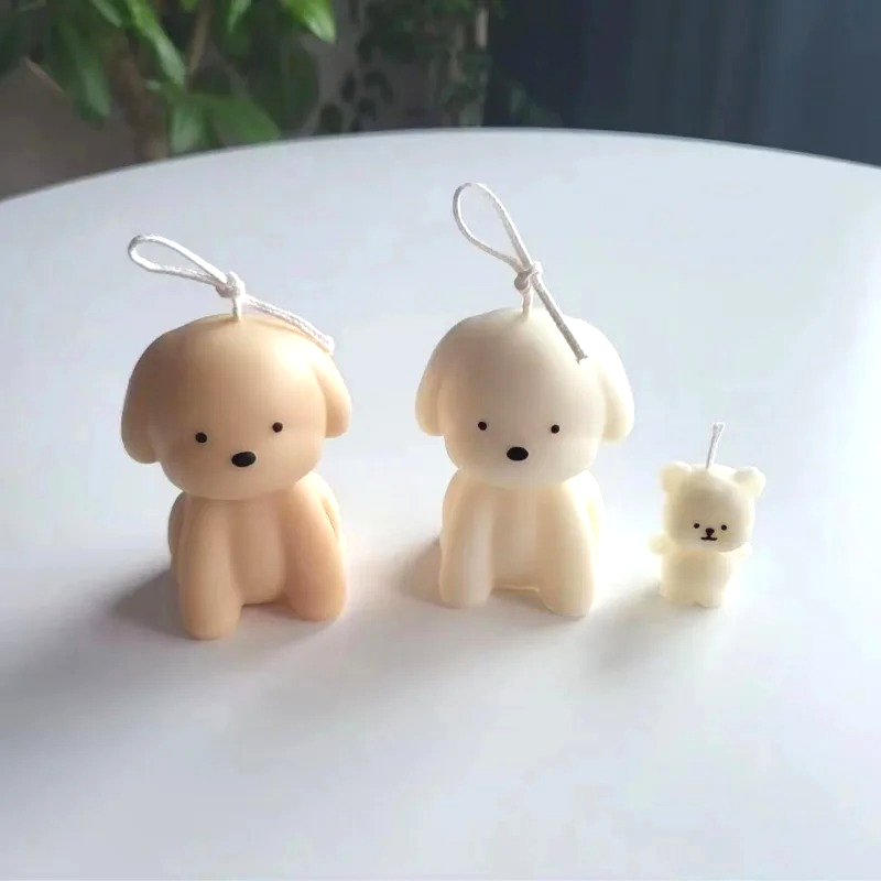 3D Puppy Scented Candle Silico - đánh giá và giá Candle Making Kits