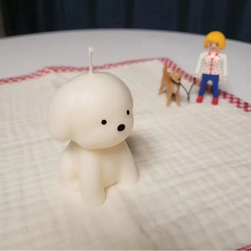 3D Puppy Scented Candle Silico - đánh giá và giá Candle Making Kits