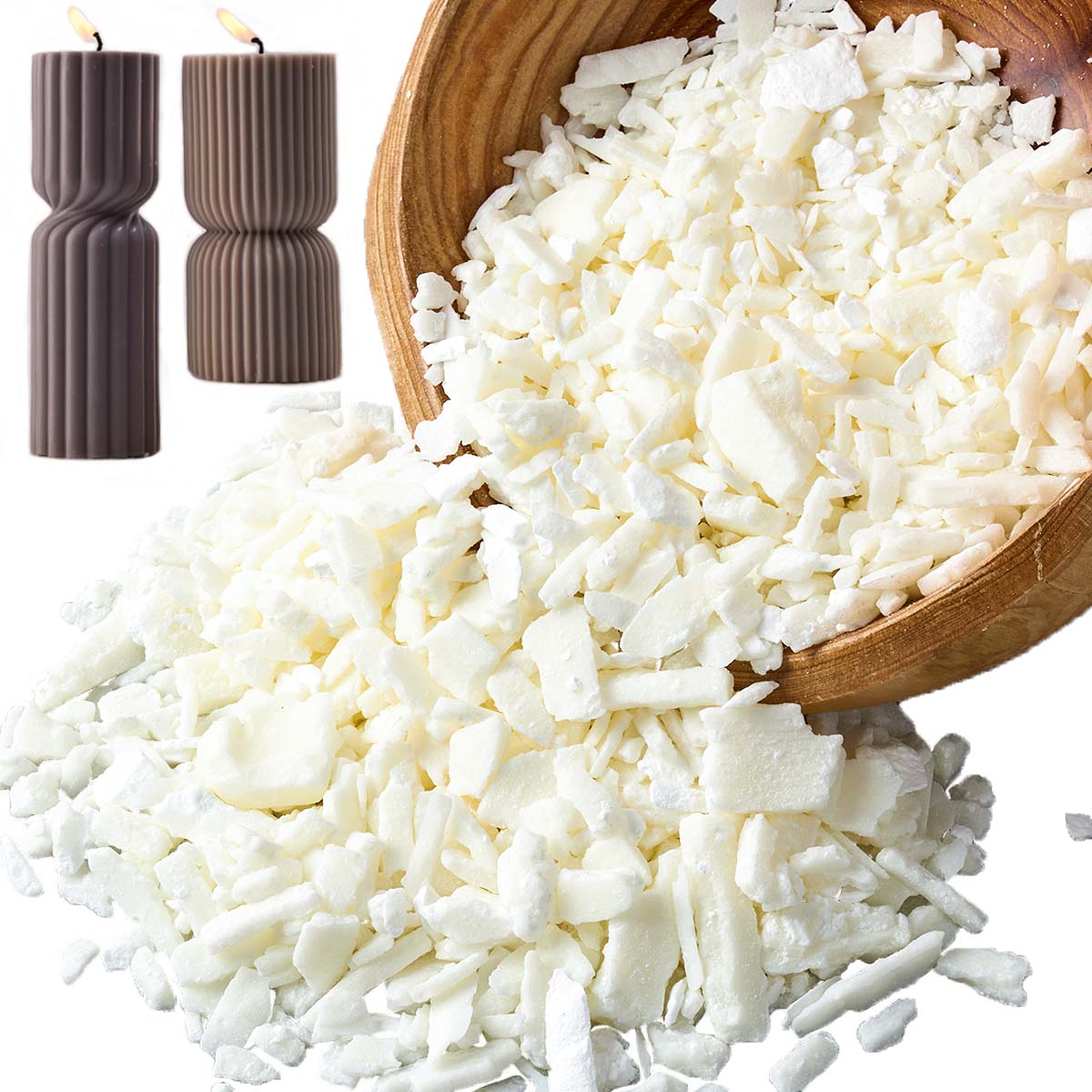 1 Pounds Pure White Soy Wax Fo - đánh giá và giá Candle Making Kits