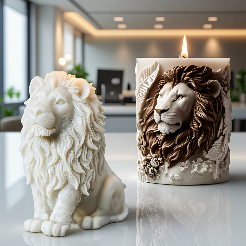 3D Lion Relief Candle Mold - F - đánh giá và giá Candle Making Thermometer