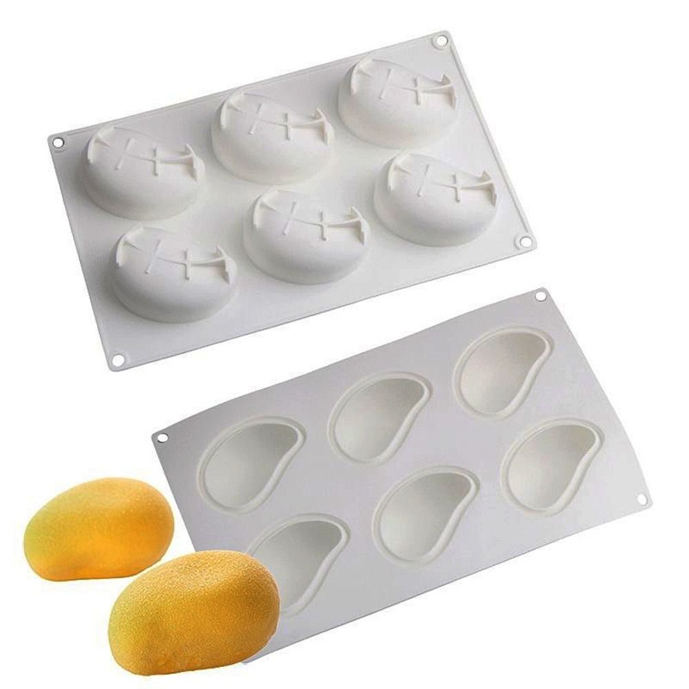 6 Cavity Mango Shaped Cake Mol - đánh giá và giá Candle Making Factory