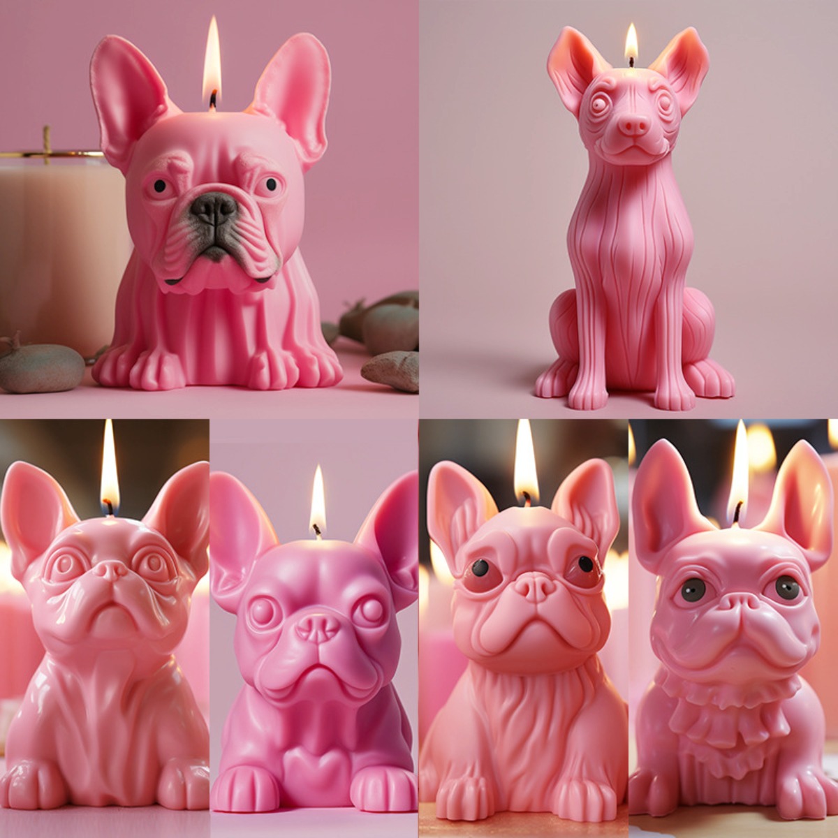 Pekingese Puppy Pug Animal Can - đánh giá và giá Candle Making Kits