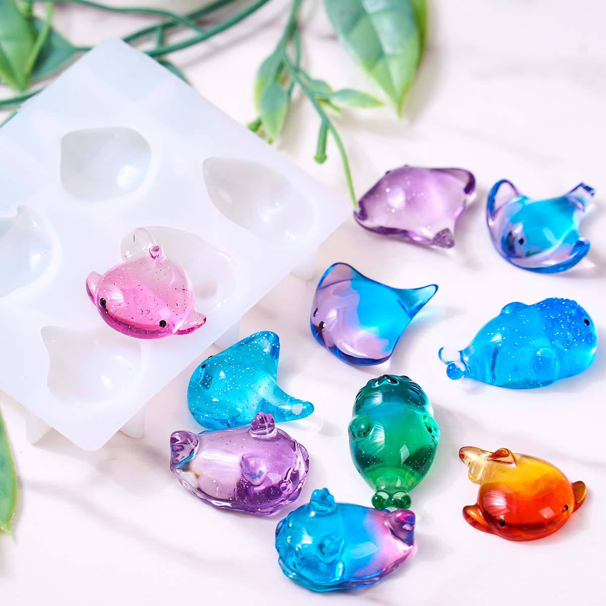 3D Healing Kawaii Manta Ray Wh - đánh giá và giá Candle Making Factory