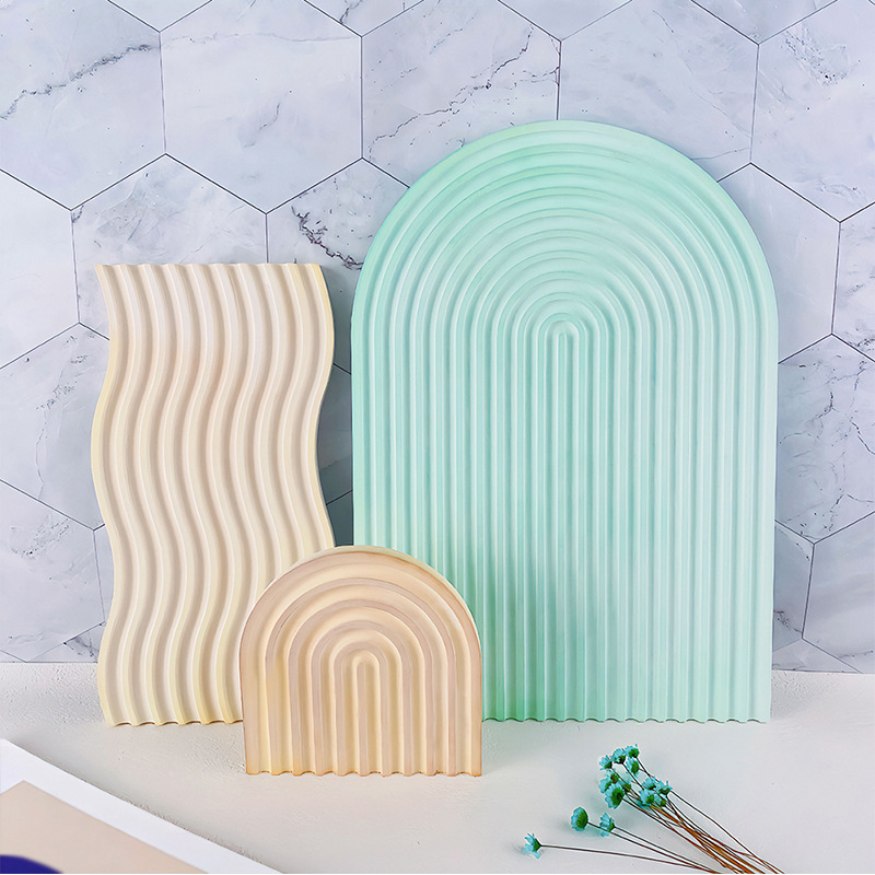 DIY Striped Wave Tray Mold For - đánh giá và giá Candle Making Factory