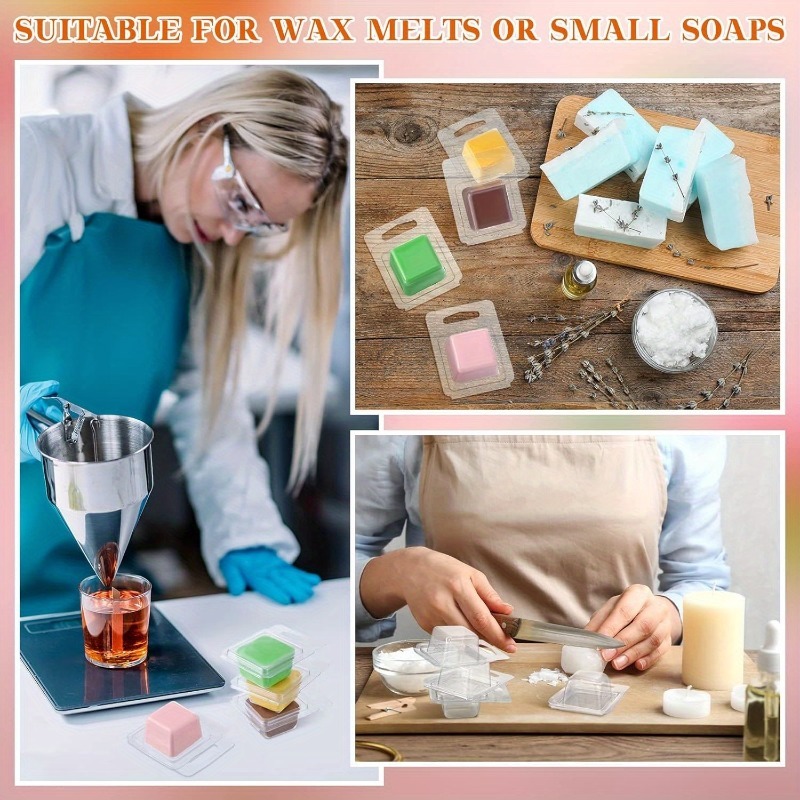 20/50pcs Clear Plastic Wax Mel - đánh giá và giá Candle Making Reno