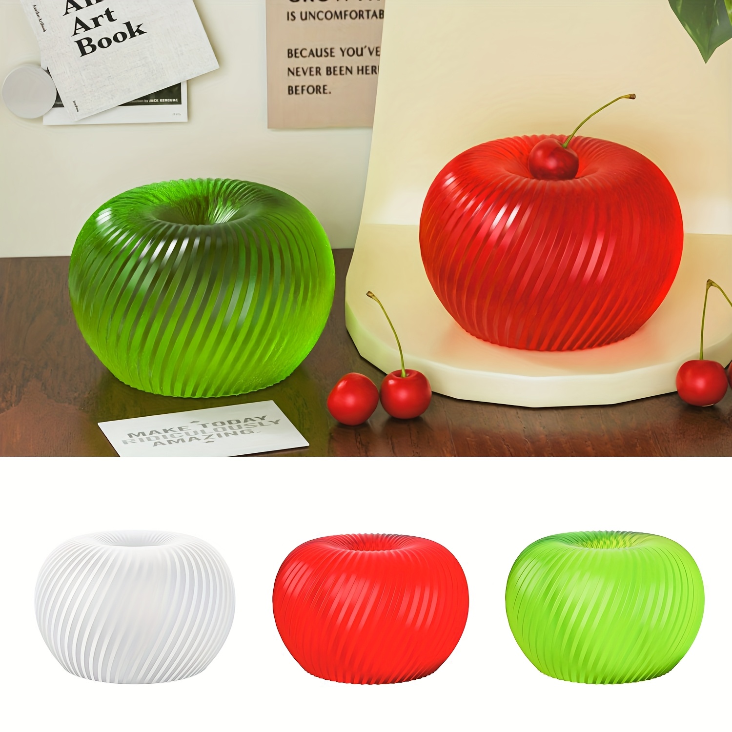 A trendy red apple silicone mo - đánh giá và giá Candle Making Factory