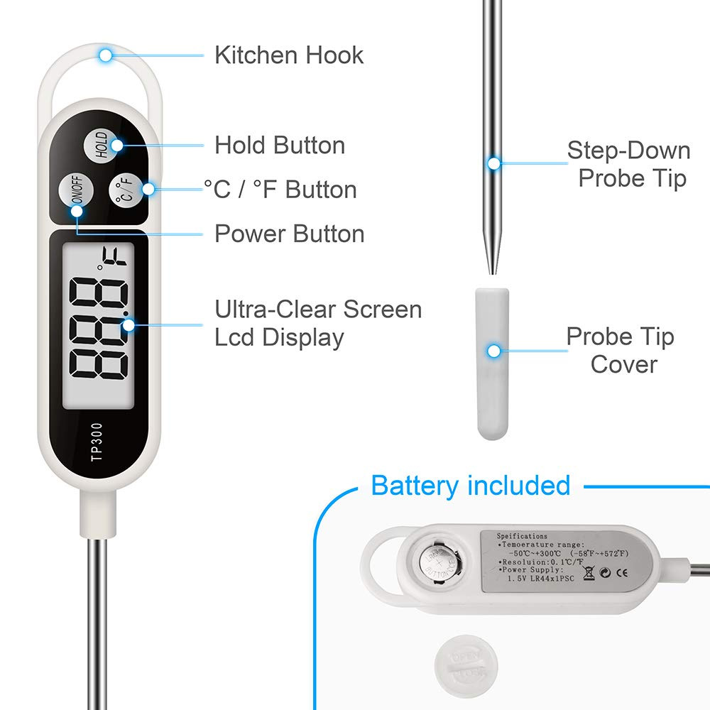 1pcs Digital Meat Food Thermom - đánh giá và giá Candle Making Thermometer