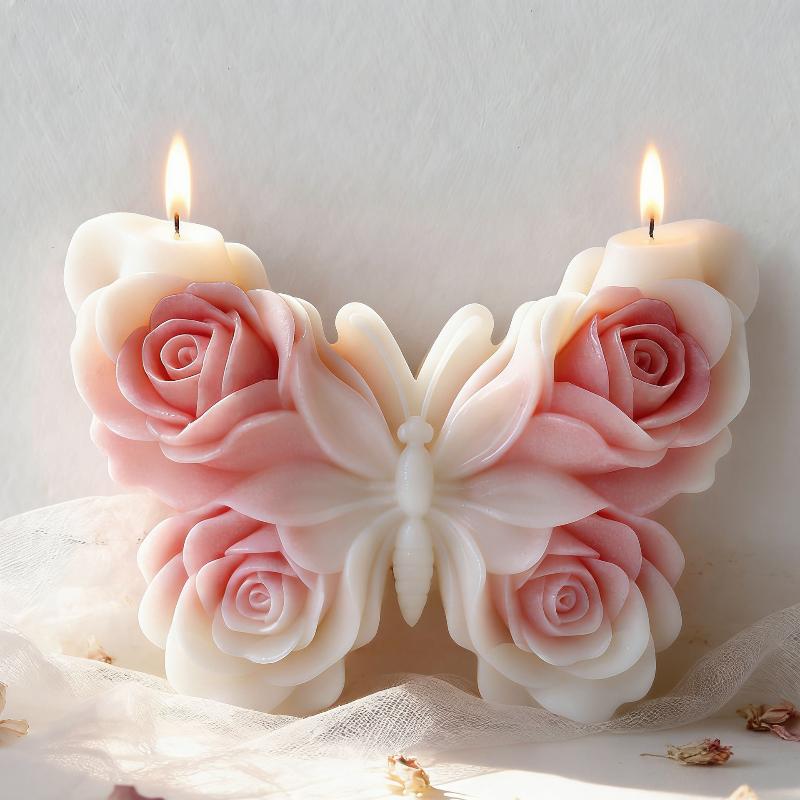 DIY Rose Butterfly Form Silico - đánh giá và giá Candle Making Supplies