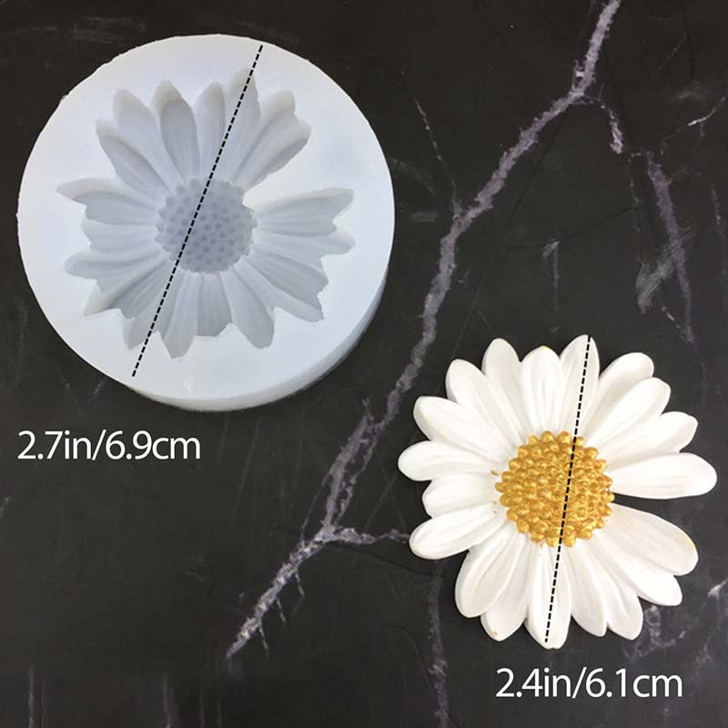 DIY Candle Silicone Mold Daisy - đánh giá và giá Candle Making Reno