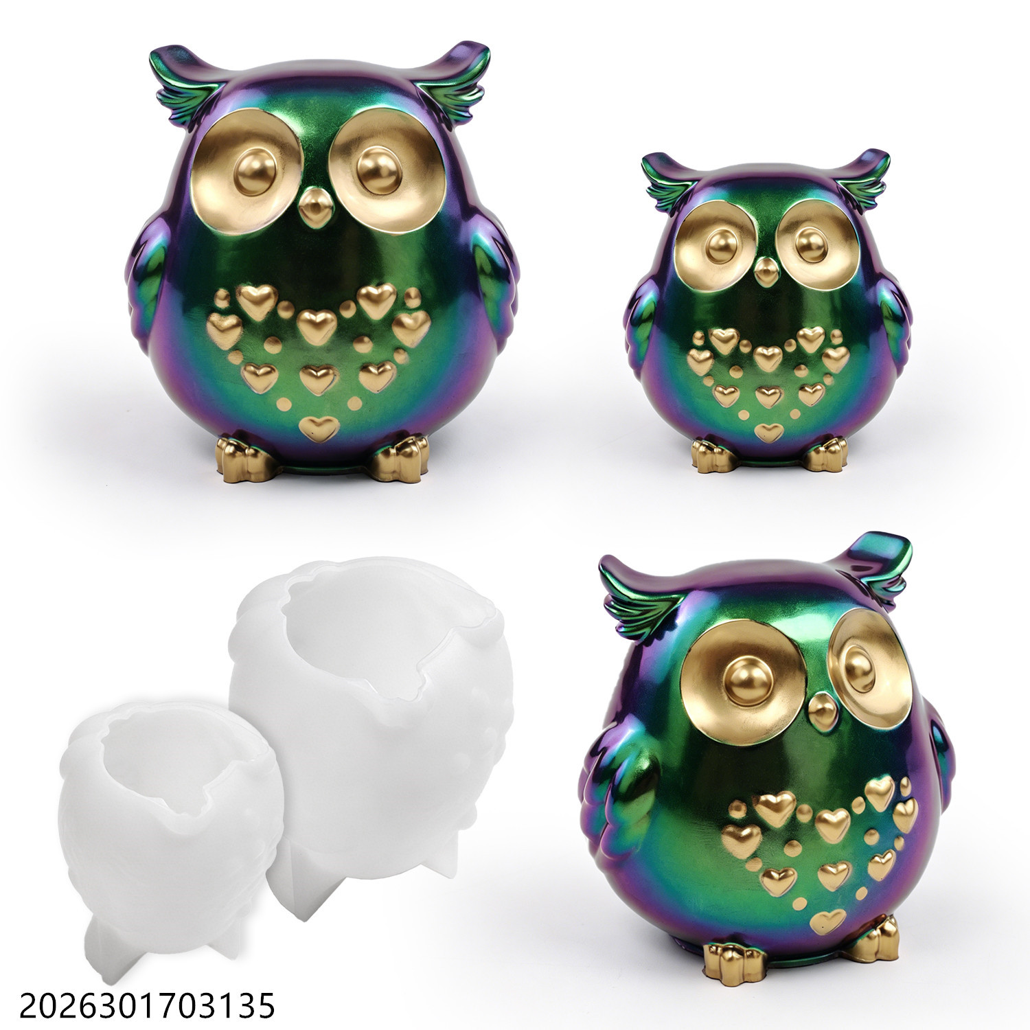 Owl Silicone Mold 3D Bird Shap - đánh giá và giá Candle Making Kits