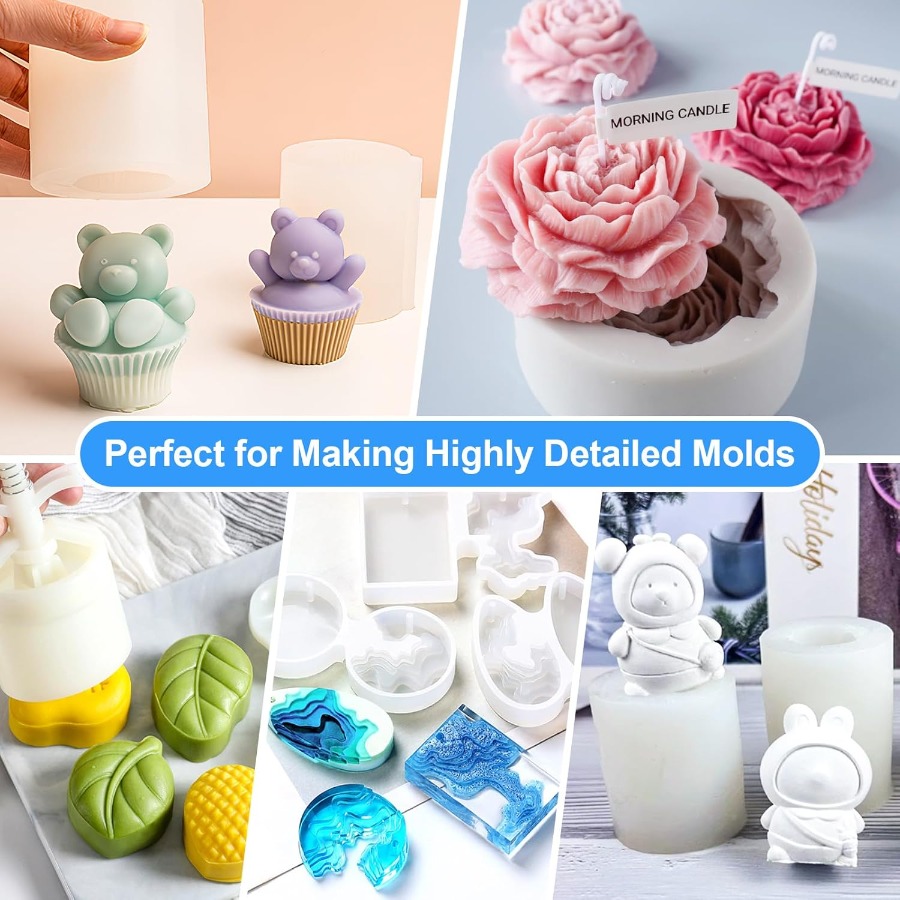 Silicone Mold Making Kit, 38.8 - đánh giá và giá Candle Making Jelly