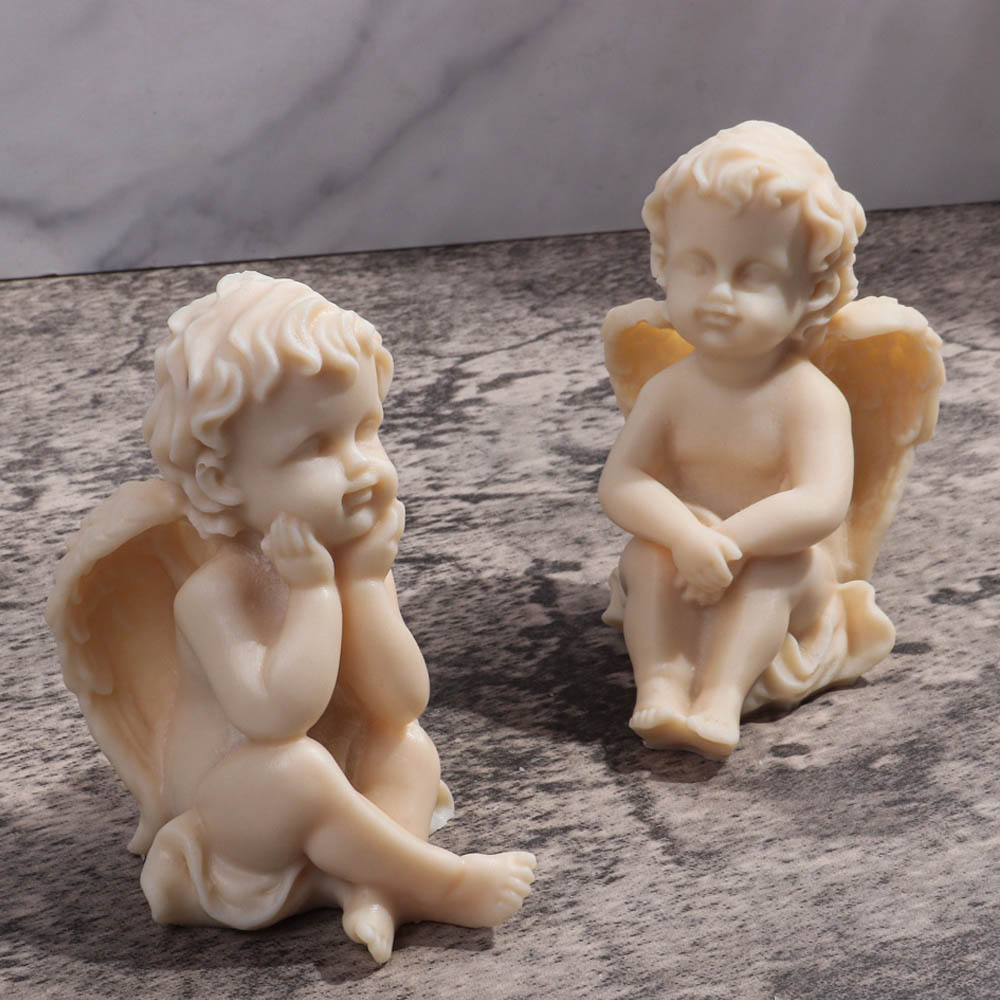 3D Angel Children Silicone Mol - đánh giá và giá Candle Making Reno